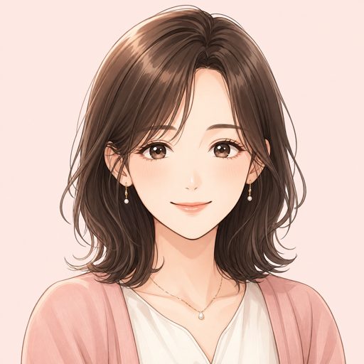 吹き出し用 女性アイコン 01。koikoiの記事内会話吹き出しで使う女性イラスト。